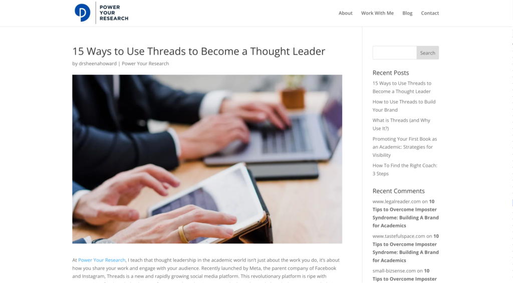 Strategies to use threads for thought leadership, by a freelance SEO writer